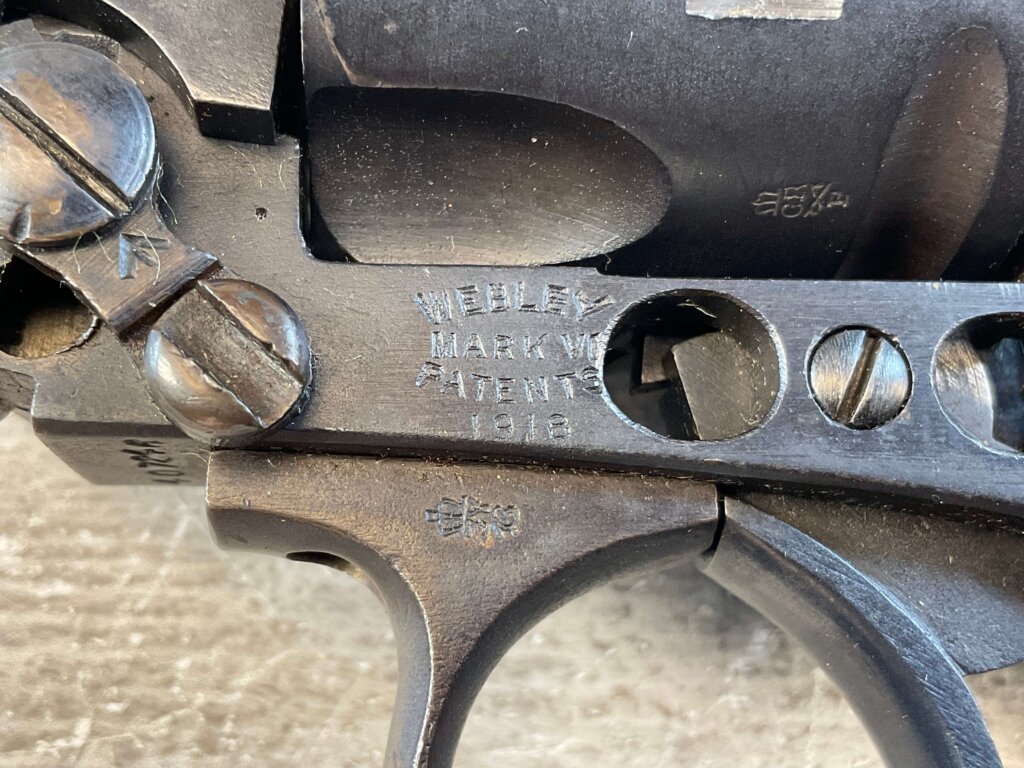 WEBLEY MARK VI .455 CAL FACTORY ARMORERS CUTAWAY REVOLVER, JAMES EARL JONES COLLECTION, RARE & MINTY #5-10977