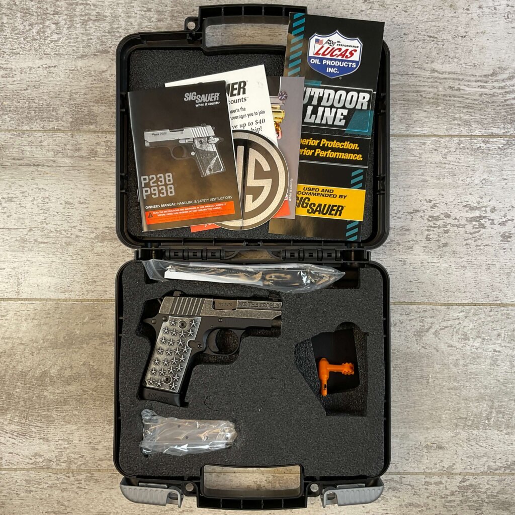 SIG SAUER "WE THE PEOPLE" P238 .380ACP SEMI AUTO PISTOL #6-03005