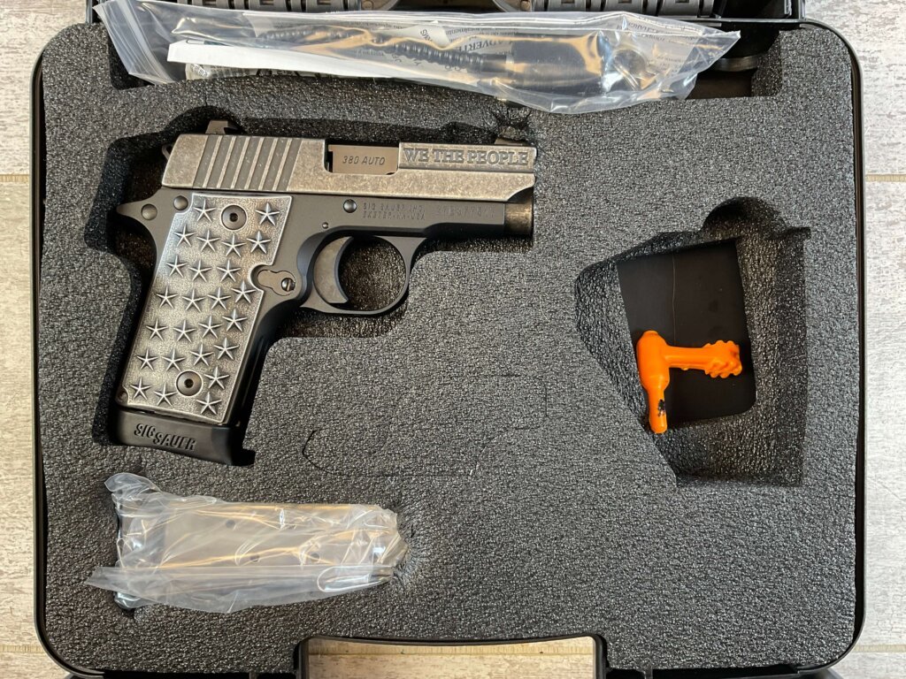 SIG SAUER "WE THE PEOPLE" P238 .380ACP SEMI AUTO PISTOL #6-03005