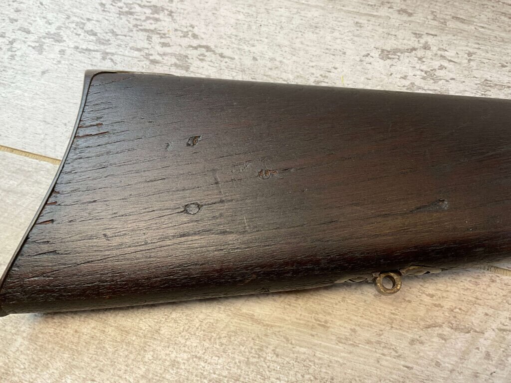 BURNSIDE FALLING BLOCK .52 CAL SADDLE RING CARBINE, JAMES EARL JONES "FAVORITES" COLLECTION, CIVIL WAR ERA 2ND MODEL, ANTIQUE #5-11057