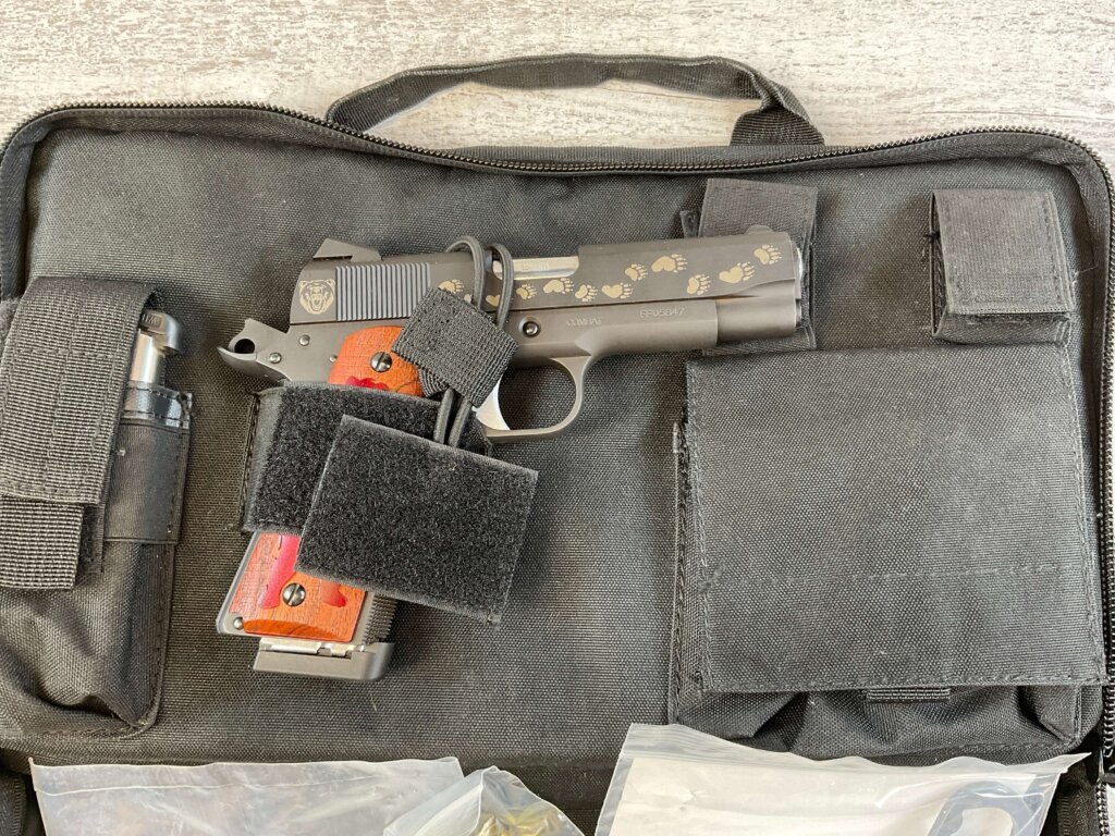 FUSION FIREARMS COMBAT (BEAR EDITION) 10MM SEMI AUTO PISTOL, W/BAG & MINTY #6-03003