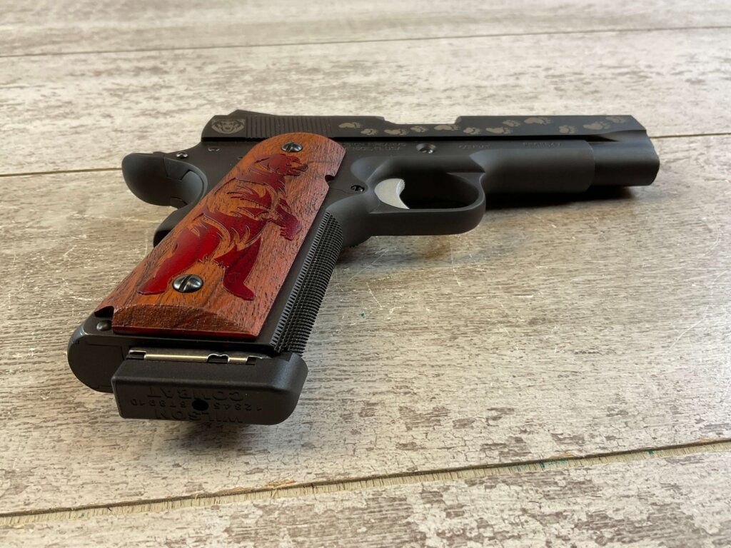 FUSION FIREARMS COMBAT (BEAR EDITION) 10MM SEMI AUTO PISTOL, W/BAG & MINTY #6-03003