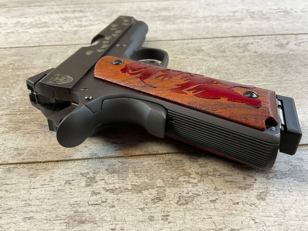 FUSION FIREARMS COMBAT (BEAR EDITION) 10MM SEMI AUTO PISTOL, W/BAG & MINTY #6-03003