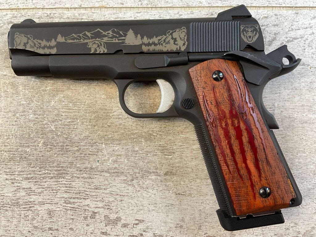 FUSION FIREARMS COMBAT (BEAR EDITION) 10MM SEMI AUTO PISTOL, W/BAG & MINTY #6-03003