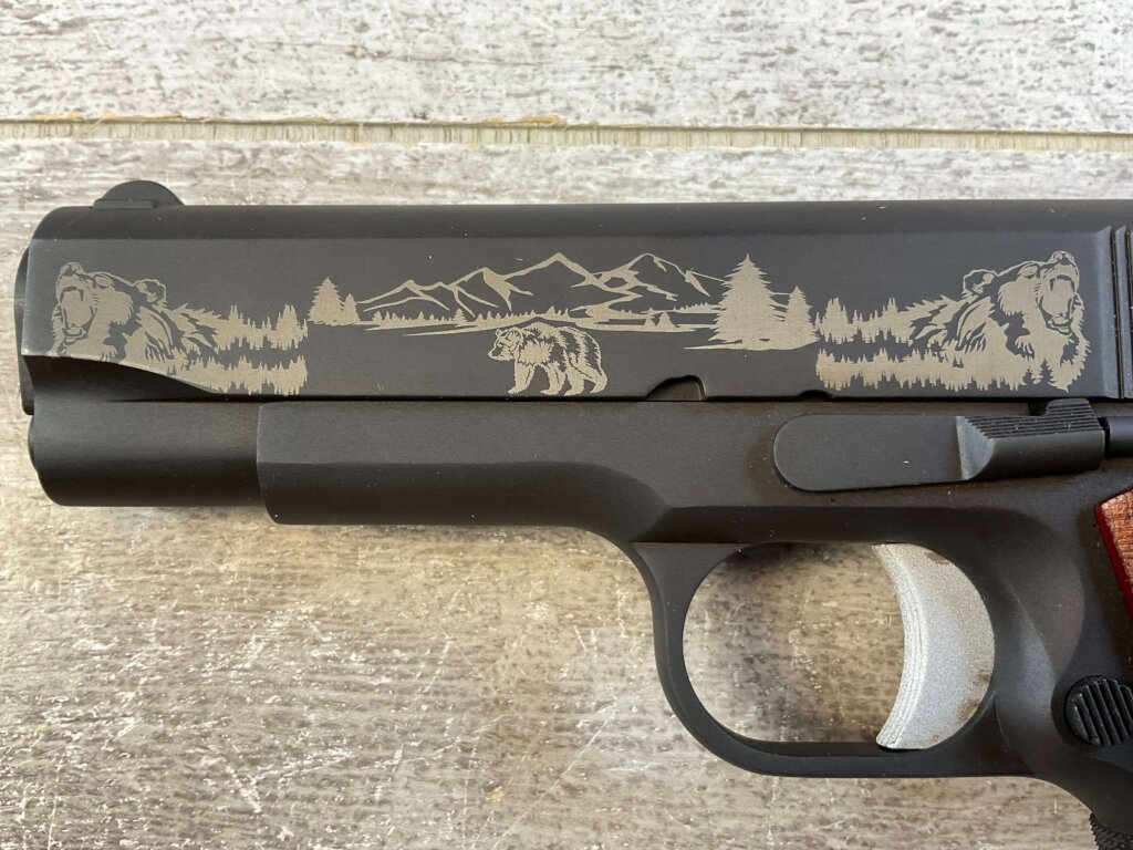 FUSION FIREARMS COMBAT (BEAR EDITION) 10MM SEMI AUTO PISTOL, W/BAG & MINTY #6-03003