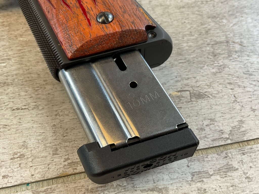 FUSION FIREARMS COMBAT (BEAR EDITION) 10MM SEMI AUTO PISTOL, W/BAG & MINTY #6-03003