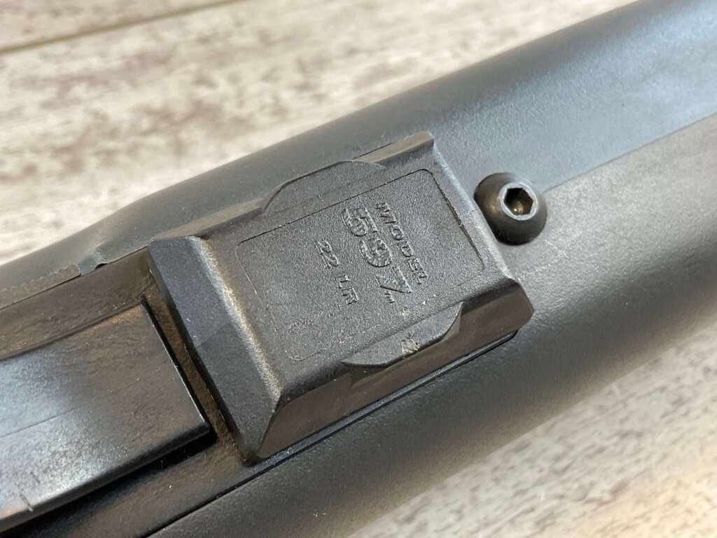 REMINGTON MODEL 597 .22LR SEMI AUTO RIFLE, JAMES EARL JONES "FAVORITES" COLLECTION #5-11069