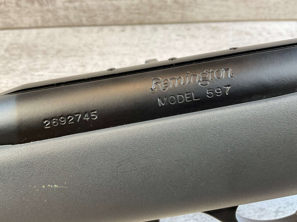 REMINGTON MODEL 597 .22LR SEMI AUTO RIFLE, JAMES EARL JONES "FAVORITES" COLLECTION #5-11069