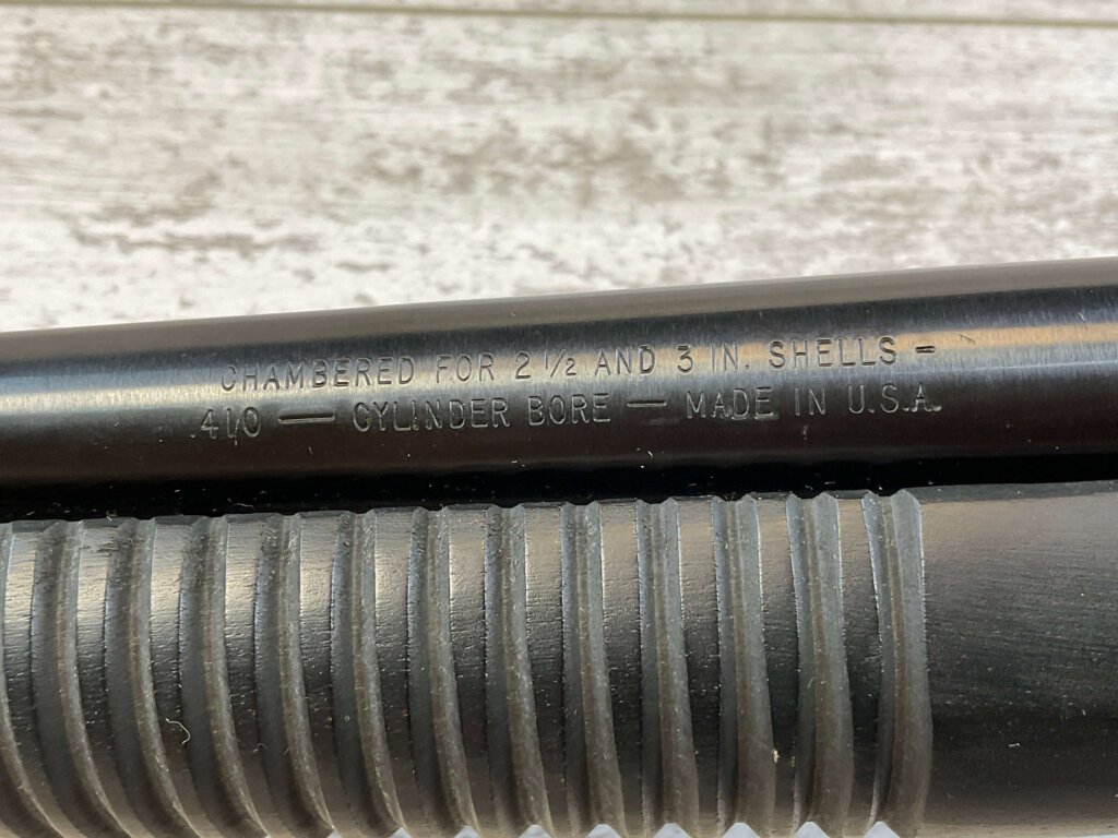 MOSSBERG 500E 3" SHELLS .410 GA. PISTOL GRIP PUMP SHOTGUN, JAMES EARL JONES "FAVORITES" COLLECTION #5-11070