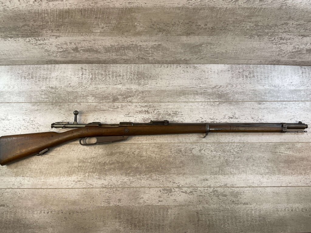 AMBERG GEW1888/95 COMMISSION 8X57 BOLT ACTION RIFLE, JAMES EARL JONES "FAVORITES" COLLECTION, ANTIQUE #5-11077