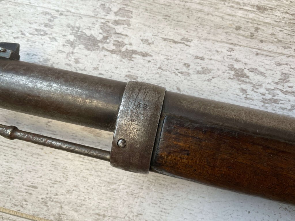 AMBERG GEW1888/95 COMMISSION 8X57 BOLT ACTION RIFLE, JAMES EARL JONES "FAVORITES" COLLECTION, ANTIQUE #5-11077