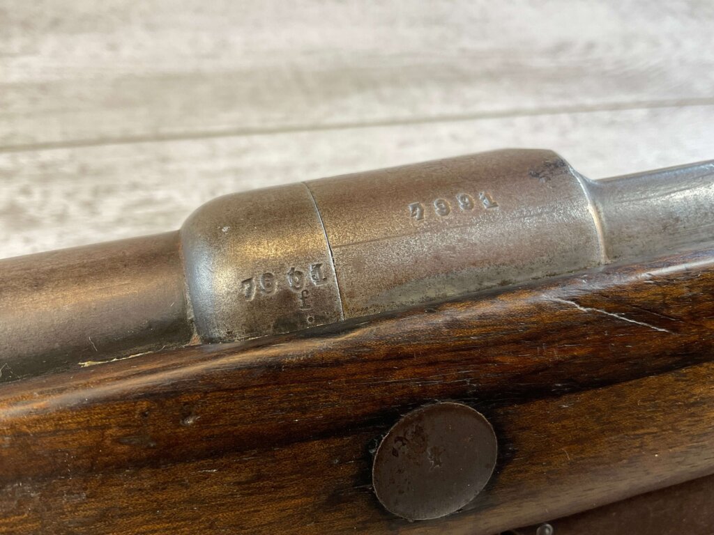 AMBERG GEW1888/95 COMMISSION 8X57 BOLT ACTION RIFLE, JAMES EARL JONES "FAVORITES" COLLECTION, ANTIQUE #5-11077