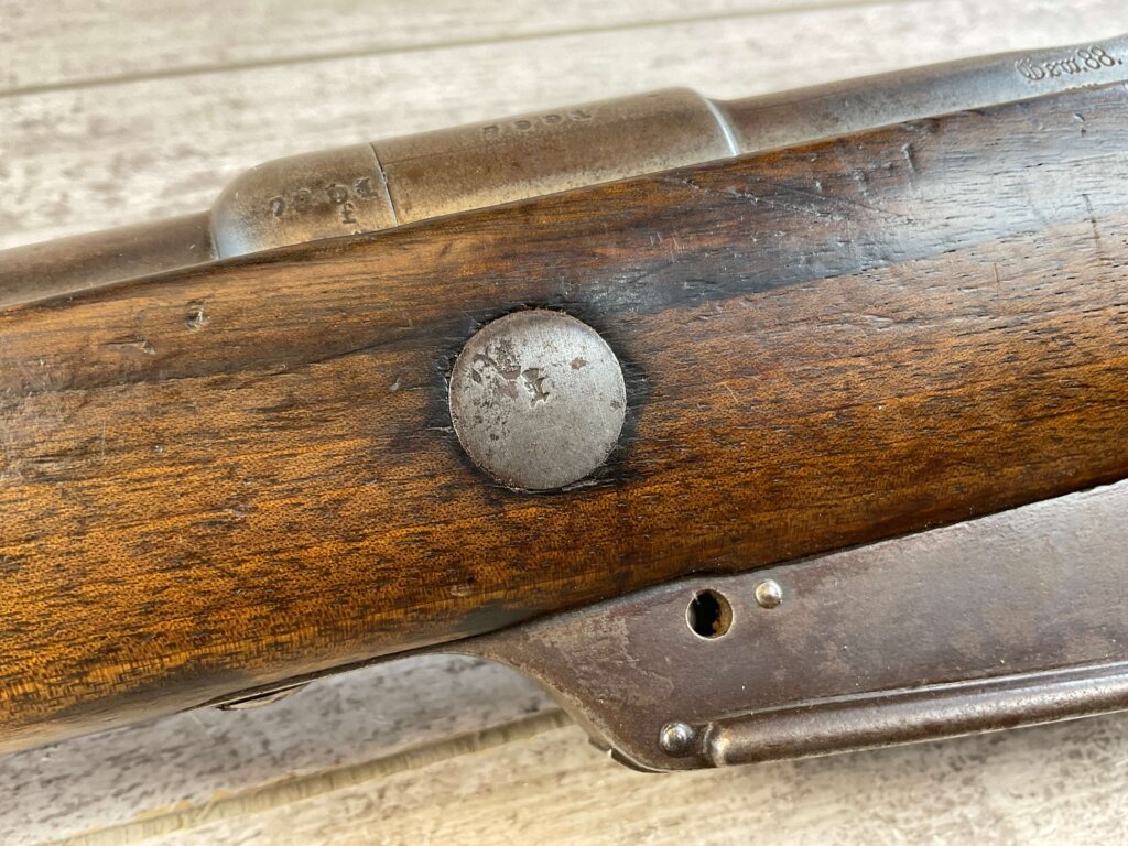 AMBERG GEW1888/95 COMMISSION 8X57 BOLT ACTION RIFLE, JAMES EARL JONES "FAVORITES" COLLECTION, ANTIQUE #5-11077