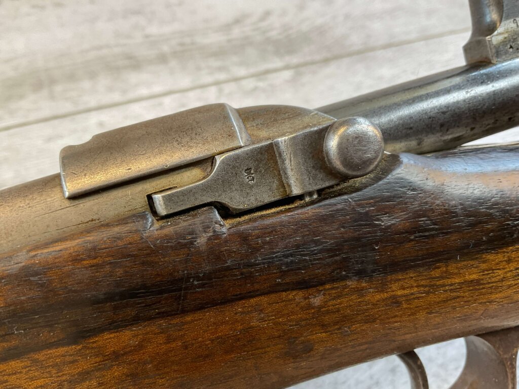 AMBERG GEW1888/95 COMMISSION 8X57 BOLT ACTION RIFLE, JAMES EARL JONES "FAVORITES" COLLECTION, ANTIQUE #5-11077