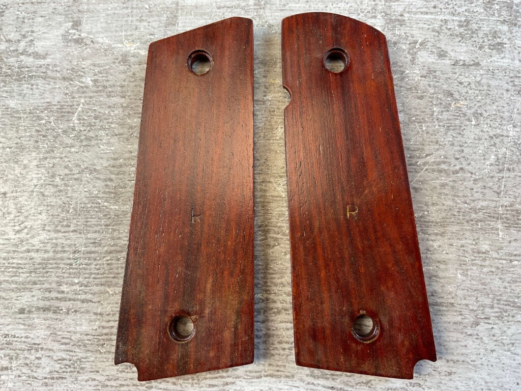 ED BROWN PRODUCTS COCOBOLO GOVT. 1911 GRIPS, JAMES EARL JONES COLLECTION #5-11667
