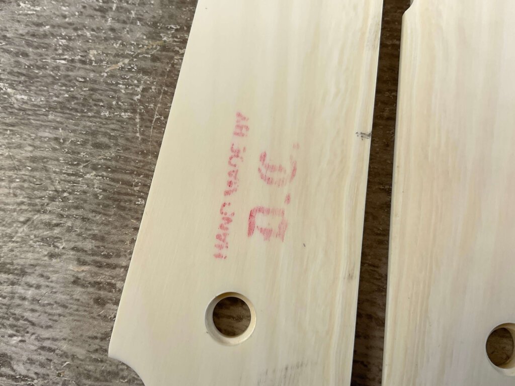 DAN CHESIAK HANDMADE COMMANDER 1911 REAL IVORY GRIPS, JAMES EARL JONES COLLECTION #5-11669