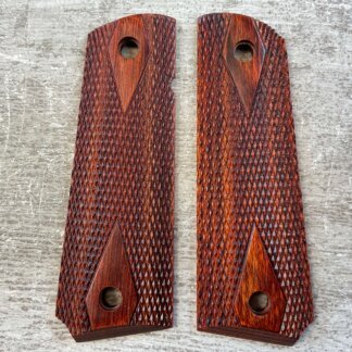 HERRETT 1911 CUSTOM ROSEWOOD GRIPS, JAMES EARL JONES COLLECTION #5-11697