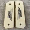 THE BOONE TRADING CO. 1911 SIMULATED IVORY GRIPS, JAMES EARL JONES COLLECTION #5-11719