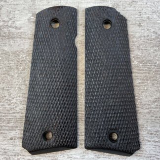 ARGENTINE 1911 BLACK WOOD GRIPS, JAMES EARL JONES COLLECTION #5-11722