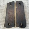 ARGENTINE 1911 BLACK WOOD GRIPS, JAMES EARL JONES COLLECTION #5-11722