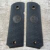 COLT 1911 BLACK RUBBER GRIPS W/ RAMPANT COLT, JAMES EARL JONES COLLECTION #5-11724