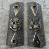 GREAT SEAL OF THE UNITED STATES 1911 PEWTER GRIPS, JAMES EARL JONES COLLECTION #5-11729