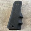 HOGUE 1911 FULL SIZE BLACK RUBBER GRIP W/ FINGER GROOVES, JAMES EARL JONES COLLECTION #5-11732
