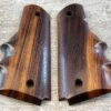 HOGUE 1911 WOOD WRAP AROUND GRIPS W/ FINGER GROOVES, JAMES EARL JONES COLLECTION #5-11734