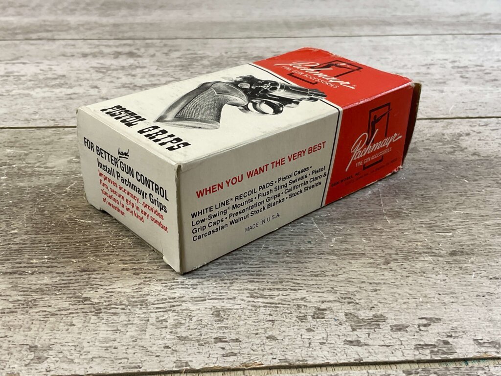 PACHMAYR S&W J FRAME SMALL PISTOL RUBBER GRIPS, JAMES EARL JONES COLLECTION #5-11735