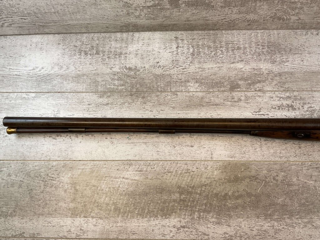 HOLLIS AND SHEATH LONDON 8GA. BLACK POWDER SXS DOUBLE BARREL DAMASCUS SHOTGUN, JAMES EARL JONES "FAVORITES" COLLECTION, ANTIQUE #5-11080