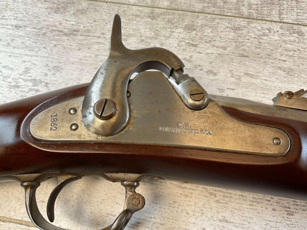 ARMI SPORT CS RICHMOND MODEL 1862 .58 CAL SINGLE SHOT PERCUSSION MUSKET, JAMES EARL JONES "FAVORITES" COLLECTION, ANTIQUE #5-11074