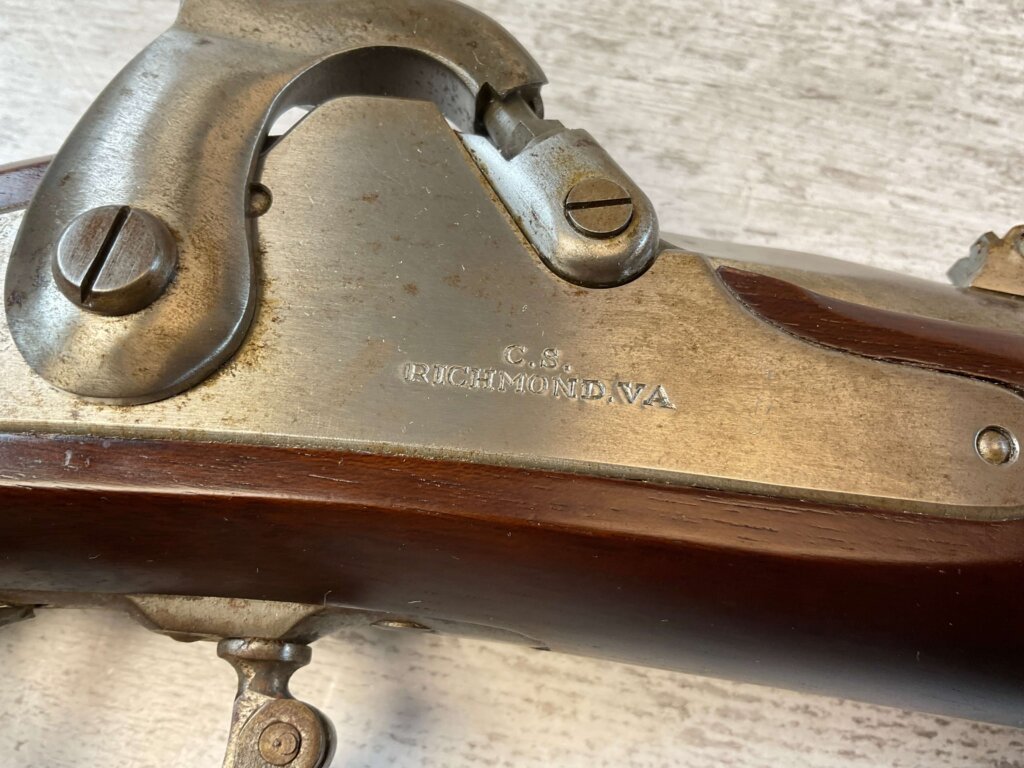 ARMI SPORT CS RICHMOND MODEL 1862 .58 CAL SINGLE SHOT PERCUSSION MUSKET, JAMES EARL JONES "FAVORITES" COLLECTION, ANTIQUE #5-11074