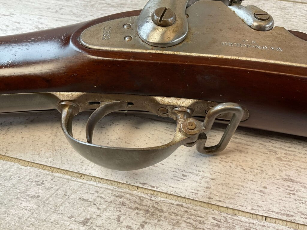 ARMI SPORT CS RICHMOND MODEL 1862 .58 CAL SINGLE SHOT PERCUSSION MUSKET, JAMES EARL JONES "FAVORITES" COLLECTION, ANTIQUE #5-11074