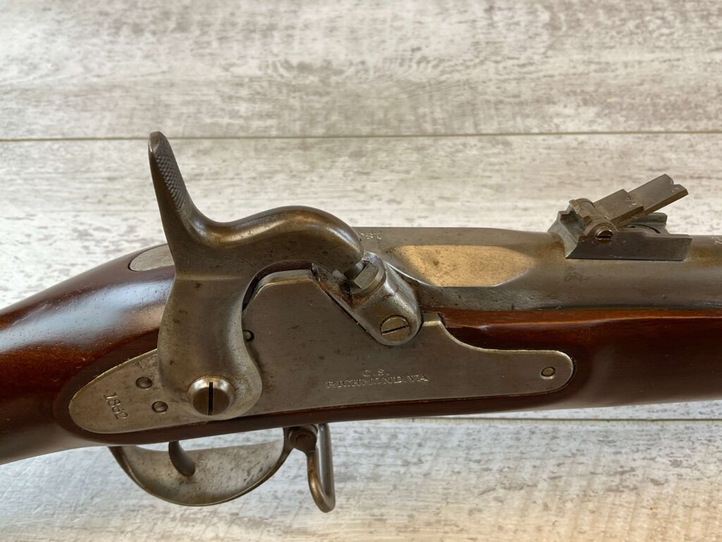 ARMI SPORT CS RICHMOND MODEL 1862 .58 CAL SINGLE SHOT PERCUSSION MUSKET, JAMES EARL JONES "FAVORITES" COLLECTION, ANTIQUE #5-11074