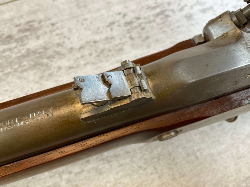 ARMI SPORT CS RICHMOND MODEL 1862 .58 CAL SINGLE SHOT PERCUSSION MUSKET, JAMES EARL JONES "FAVORITES" COLLECTION, ANTIQUE #5-11074