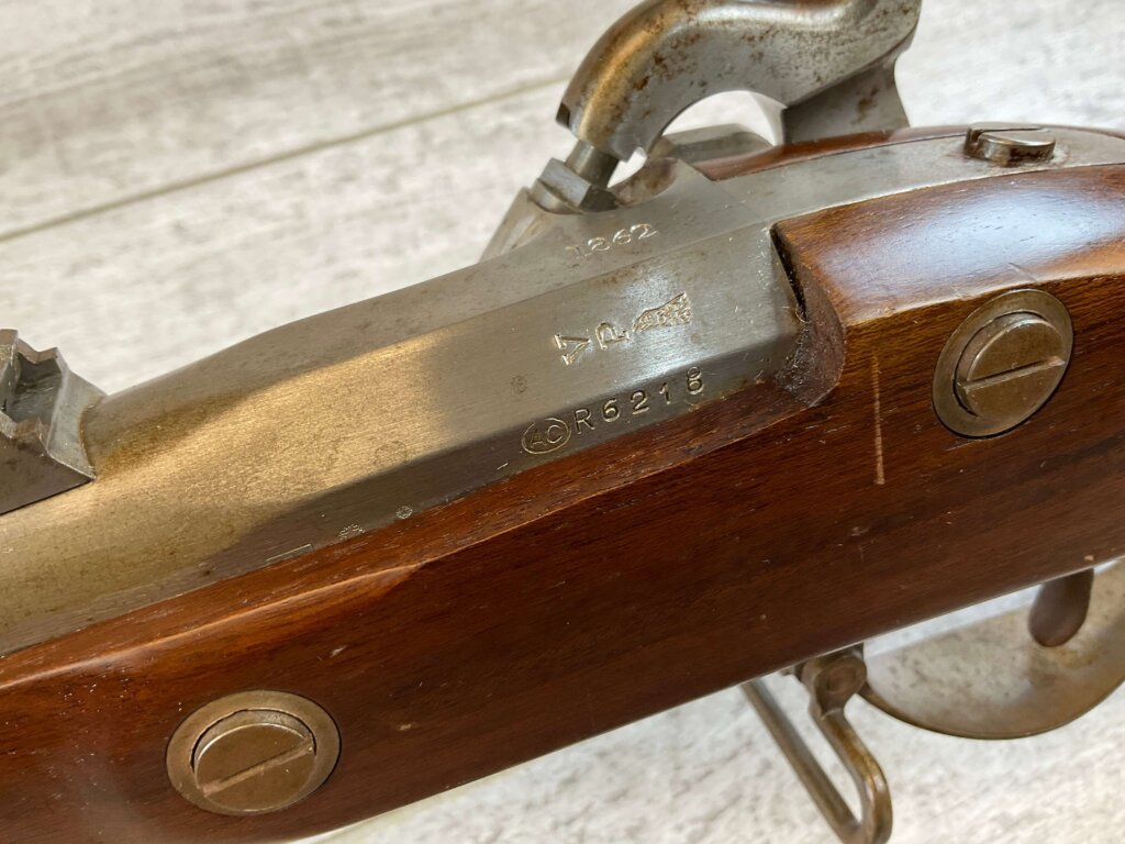 ARMI SPORT CS RICHMOND MODEL 1862 .58 CAL SINGLE SHOT PERCUSSION MUSKET, JAMES EARL JONES "FAVORITES" COLLECTION, ANTIQUE #5-11074