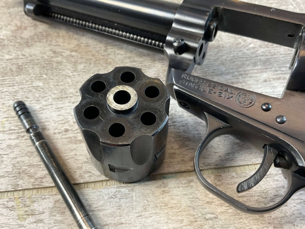 RUGER SINGLE SIX .22LR SINGLE ACTION REVOLVER, #6-04100-DG