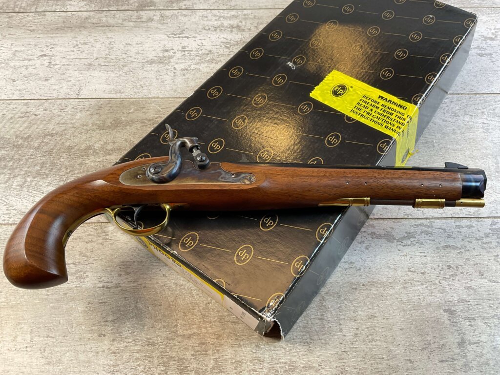 PEDERSOLI .54 CAL KENTUCKY PERCUSSION PISTOL, MINTY & ANTIQUE #6-04102-DG