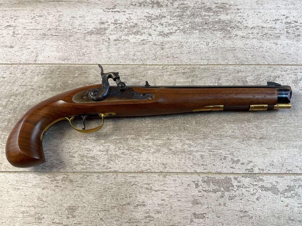 PEDERSOLI .54 CAL KENTUCKY PERCUSSION PISTOL, MINTY & ANTIQUE #6-04102-DG