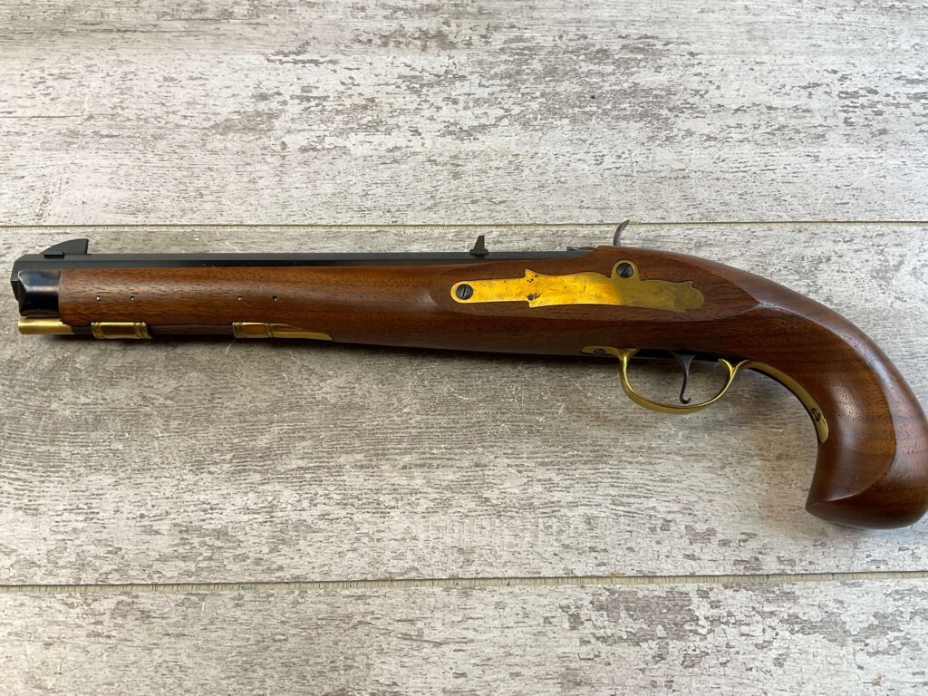 PEDERSOLI .54 CAL KENTUCKY PERCUSSION PISTOL, MINTY & ANTIQUE #6-04102-DG