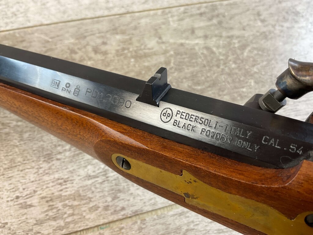 PEDERSOLI .54 CAL KENTUCKY PERCUSSION PISTOL, MINTY & ANTIQUE #6-04102-DG