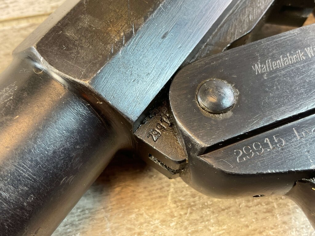 WALTHER LP34 26.5MM WWII GERMAN STEEL FRAME FLARE PISTOL