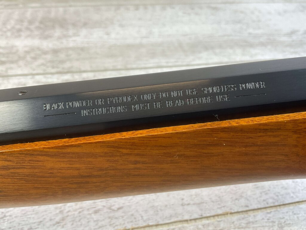 THOMPSON CENTER RENEGADE .54 CAL PERCUSSION RIFLE, ANTIQUE #6-04103