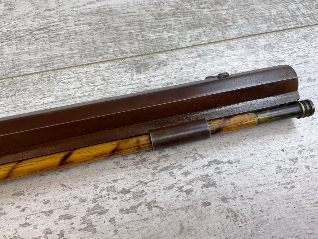 LYMAN GREAT PLAINS .54 CAL PERCUSSION RIFLE, ANTIQUE #6-04104