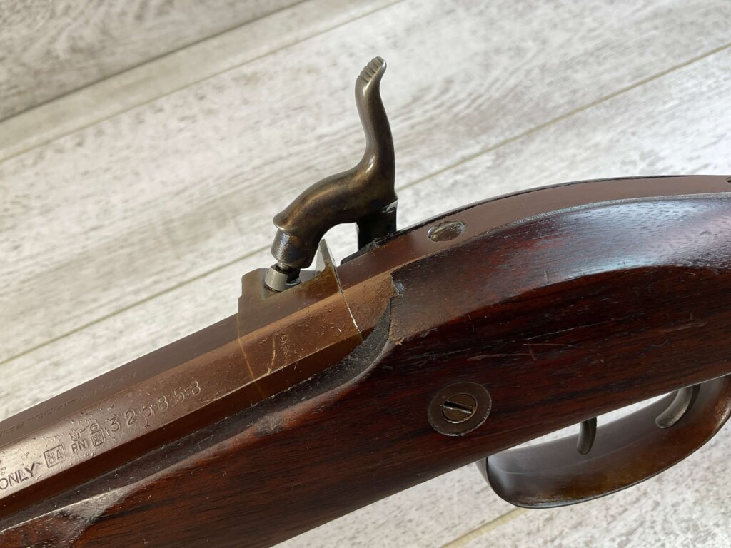 LYMAN GREAT PLAINS .54 CAL PERCUSSION RIFLE, ANTIQUE #6-04104
