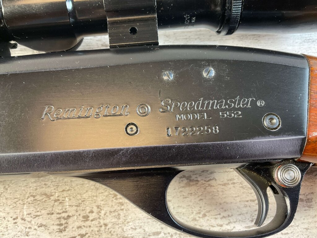 REMINGTON 552 SPEEDMASTER .22LR SEMI AUTO RIFLE #6-04105