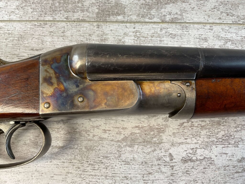 THE DAVIS WARNER ARMS DAVIS DELUXE SXS 20GA SHOTGUN #6-04115