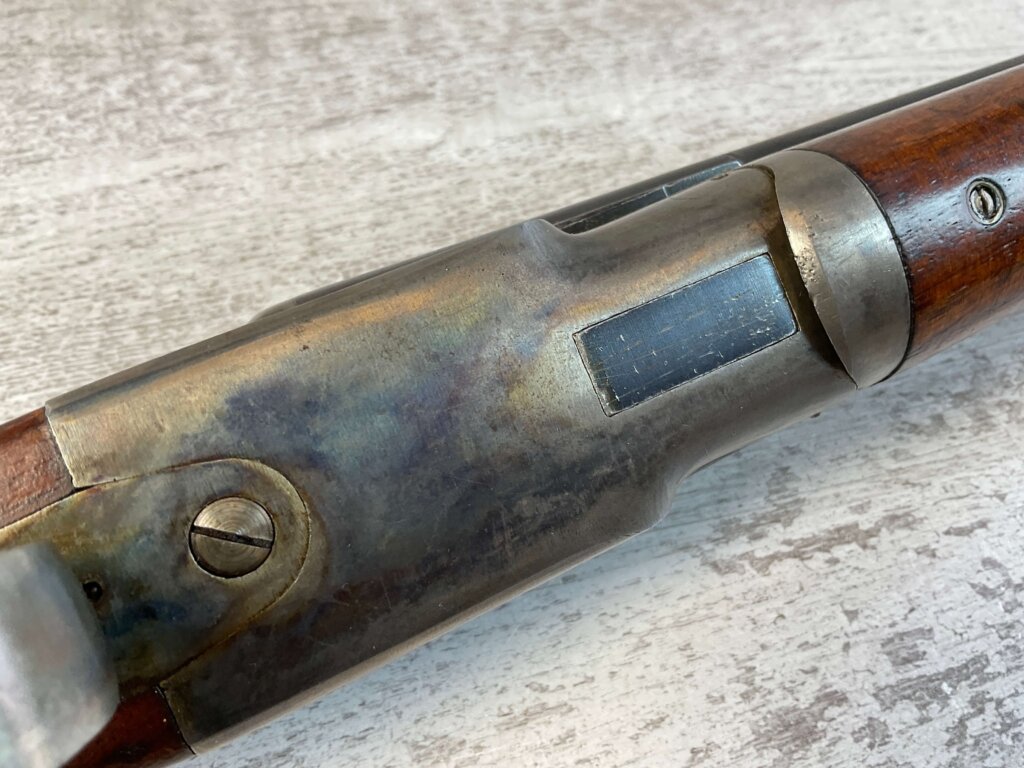 THE DAVIS WARNER ARMS DAVIS DELUXE SXS 20GA SHOTGUN #6-04115