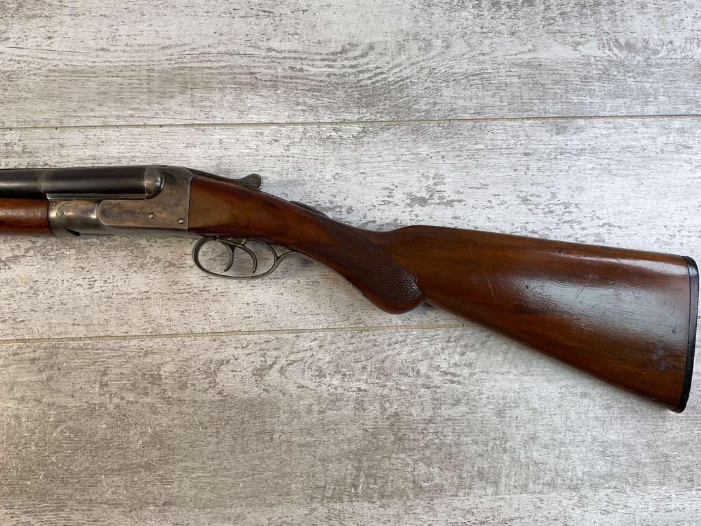 THE DAVIS WARNER ARMS DAVIS DELUXE SXS 20GA SHOTGUN #6-04115