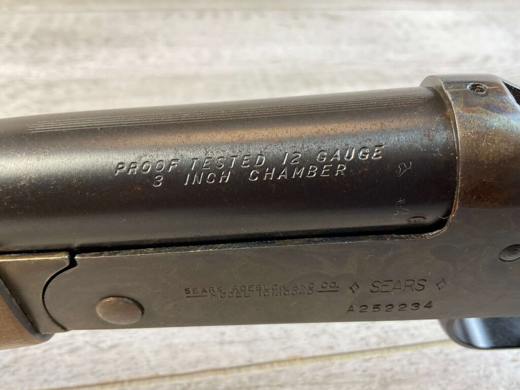 SEARS MODEL 101.1004 12GA SINGLE BARREL BREAK ACTION SHOTGUN #6-04119